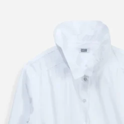 Chemise ERAM WEAR blanche à col Victorien