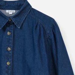 Chemise TEXTO en jean bleu