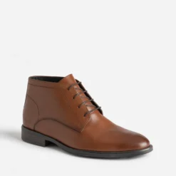 Chukka boots ERAM FLEX marron en cuir