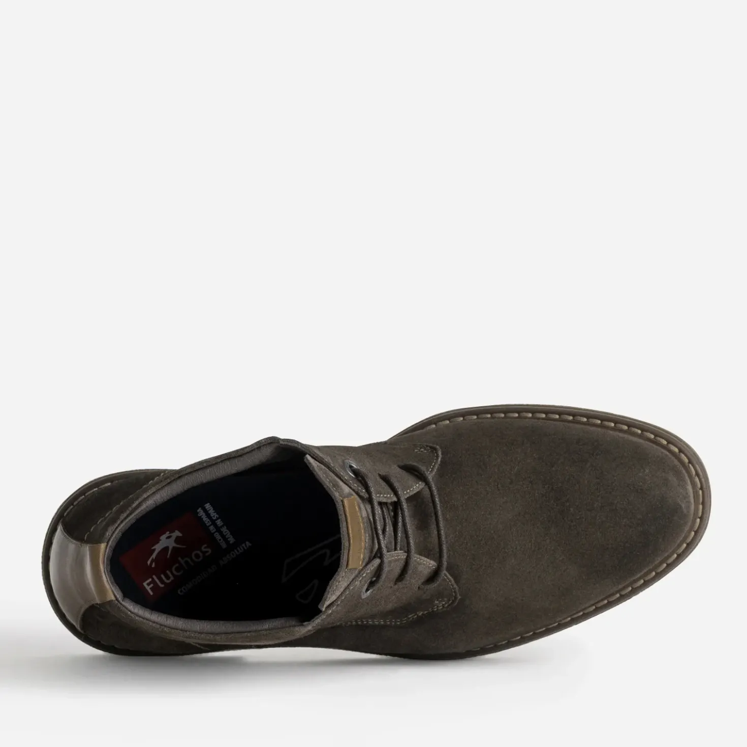 Chukka boots FLUCHOS marron cuir velours