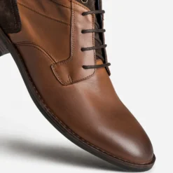 Chukka boots marron clair cuir