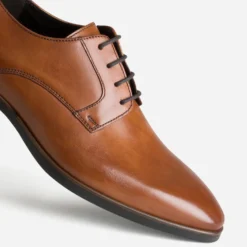 Derby cognac cuir