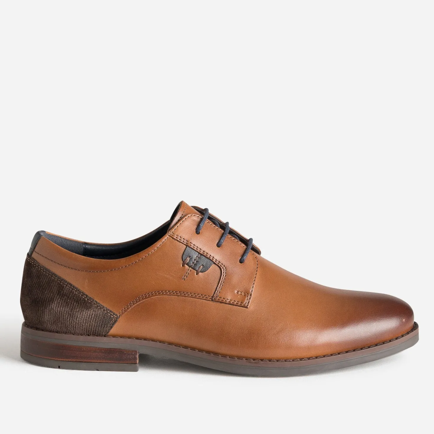 Derby cognac cuir