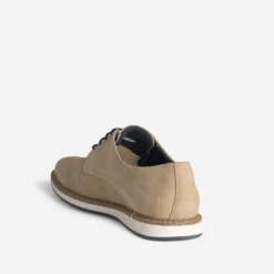 Derby confort beige embossé