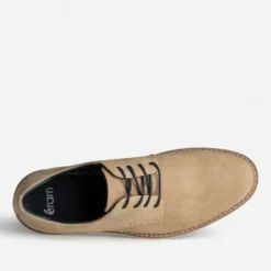 Derby confort beige embossé