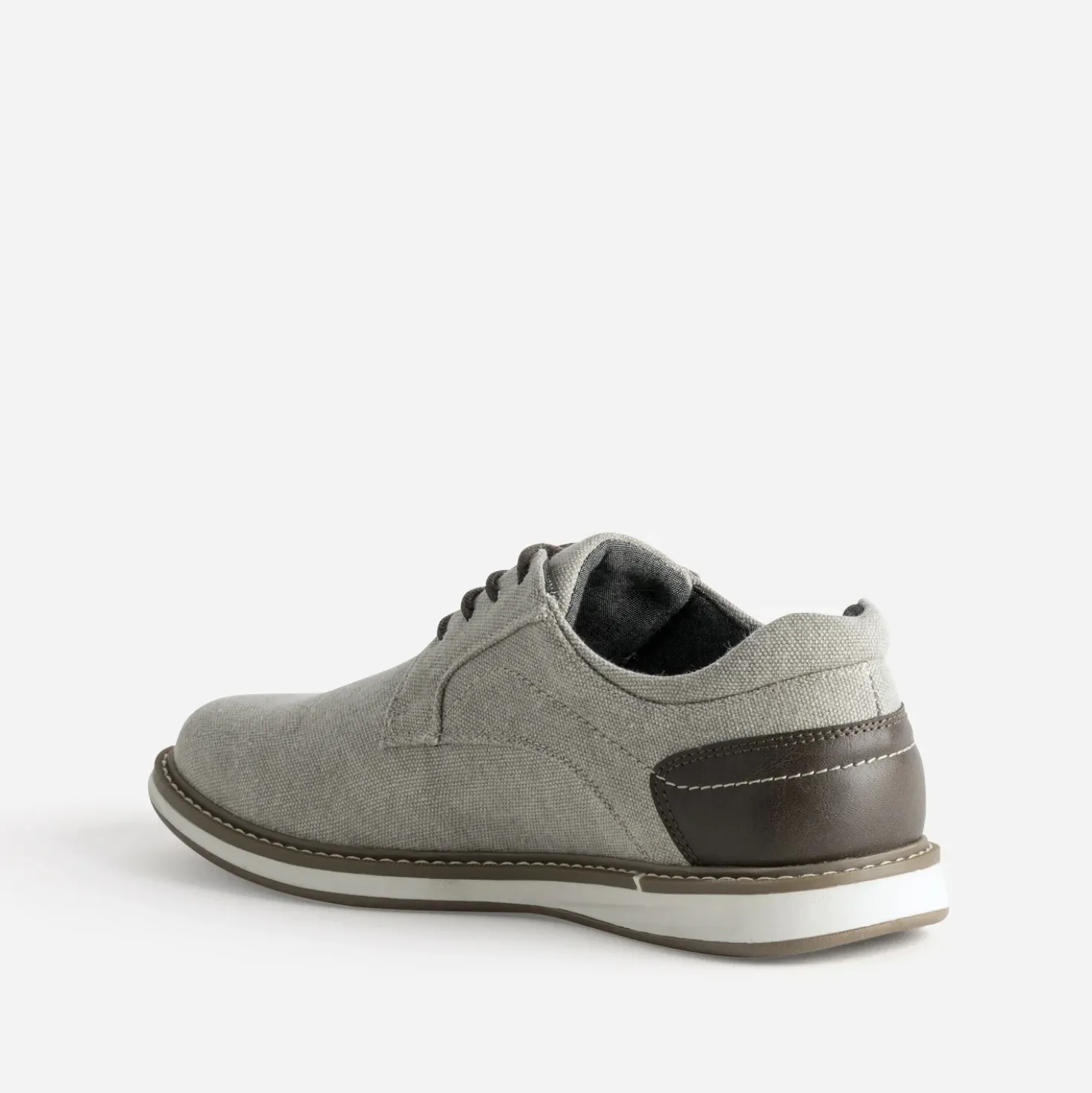 Derby confort beige en toile