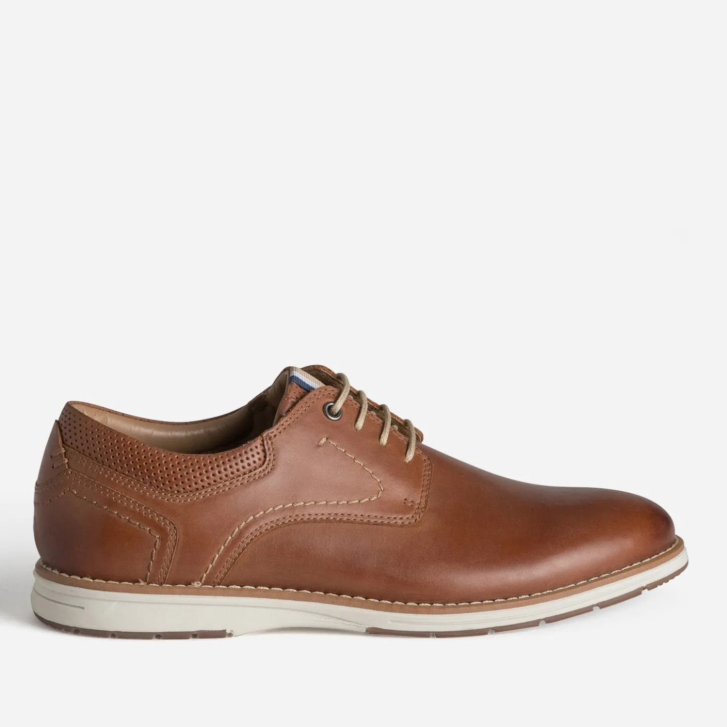 Derby confort cognac cuir