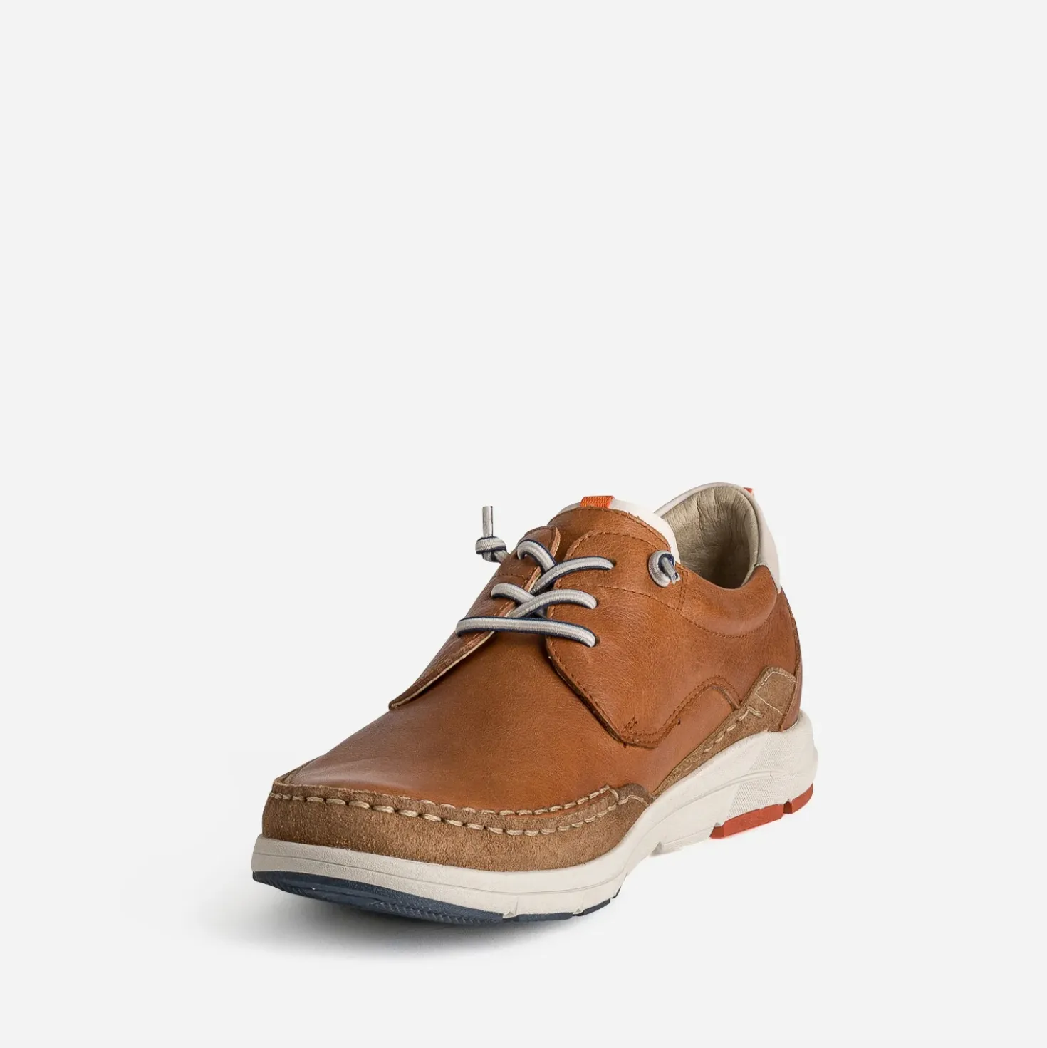 Derby confort FLUCHOS cognac en cuir