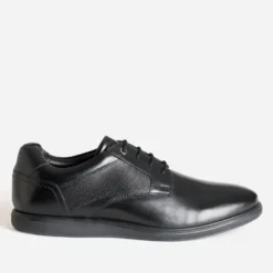 Derby confort noir cuir