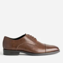 Derby ERAM FLEX marron en cuir