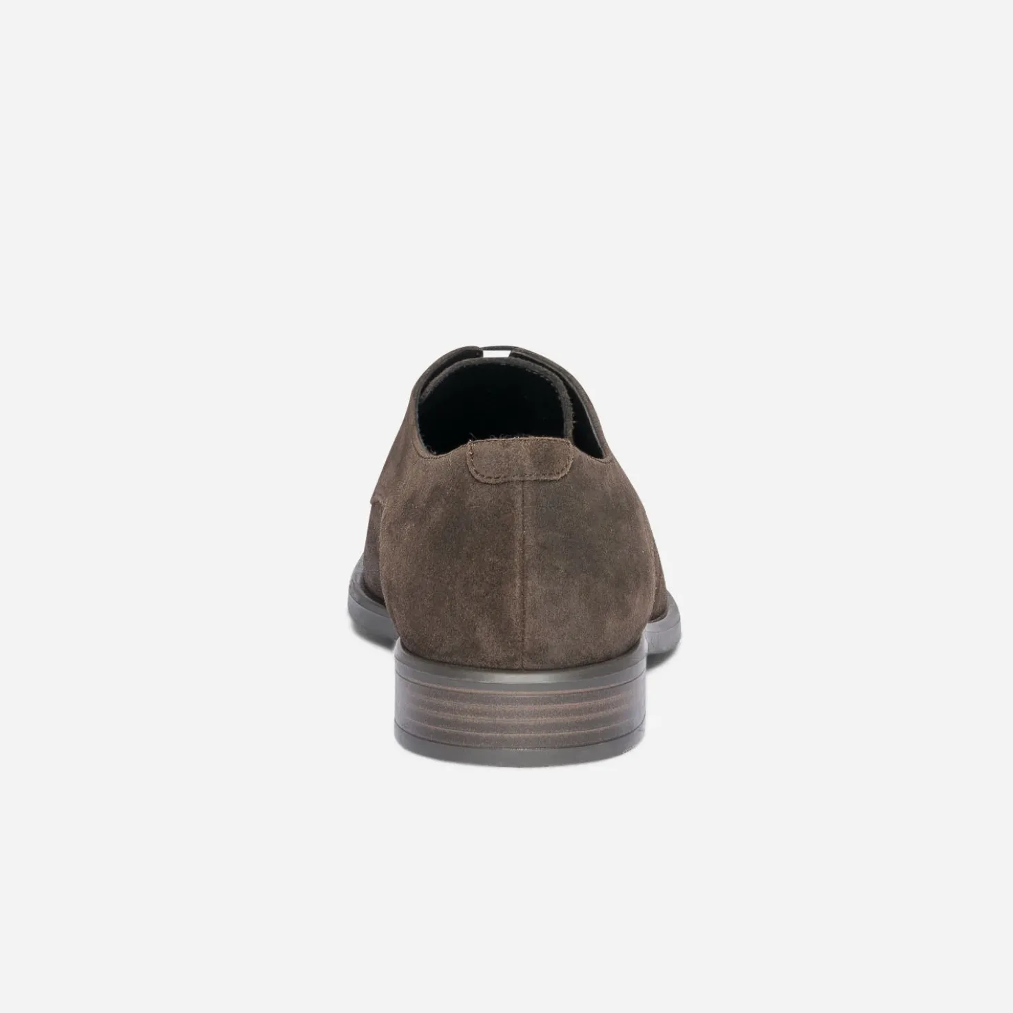 Derby ERAM FLEX marron en cuir velours