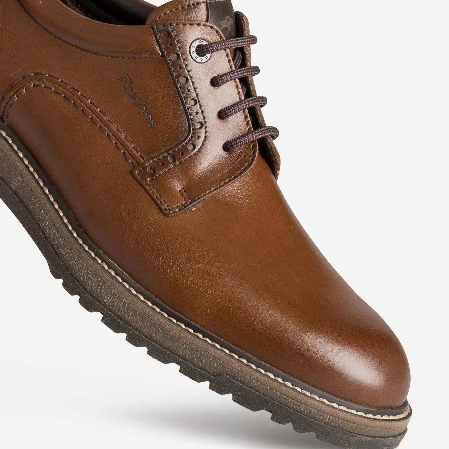 Derby FLUCHOS camel cuir