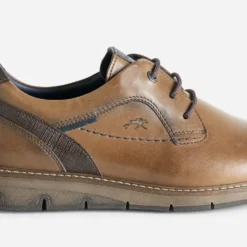 Derby FLUCHOS camel en cuir