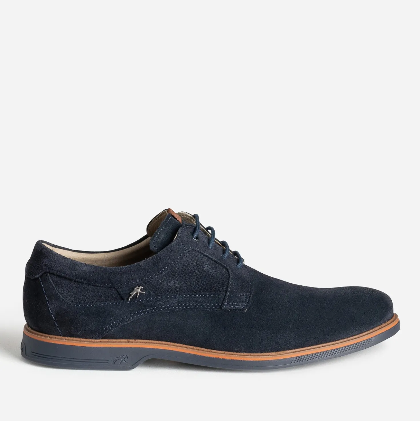 Derby FLUCHOS marine cuir velours