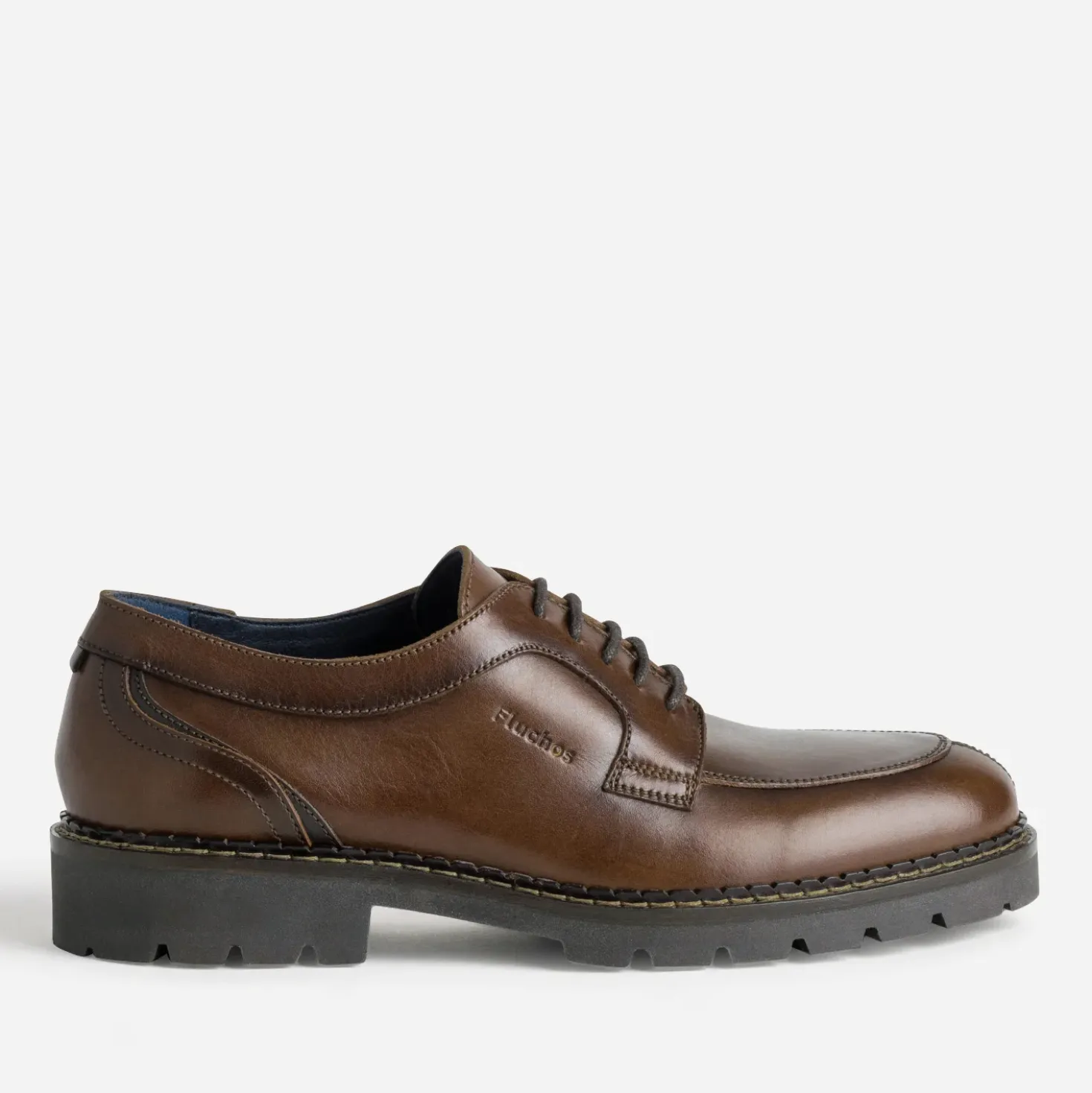 Derby FLUCHOS marron cuir