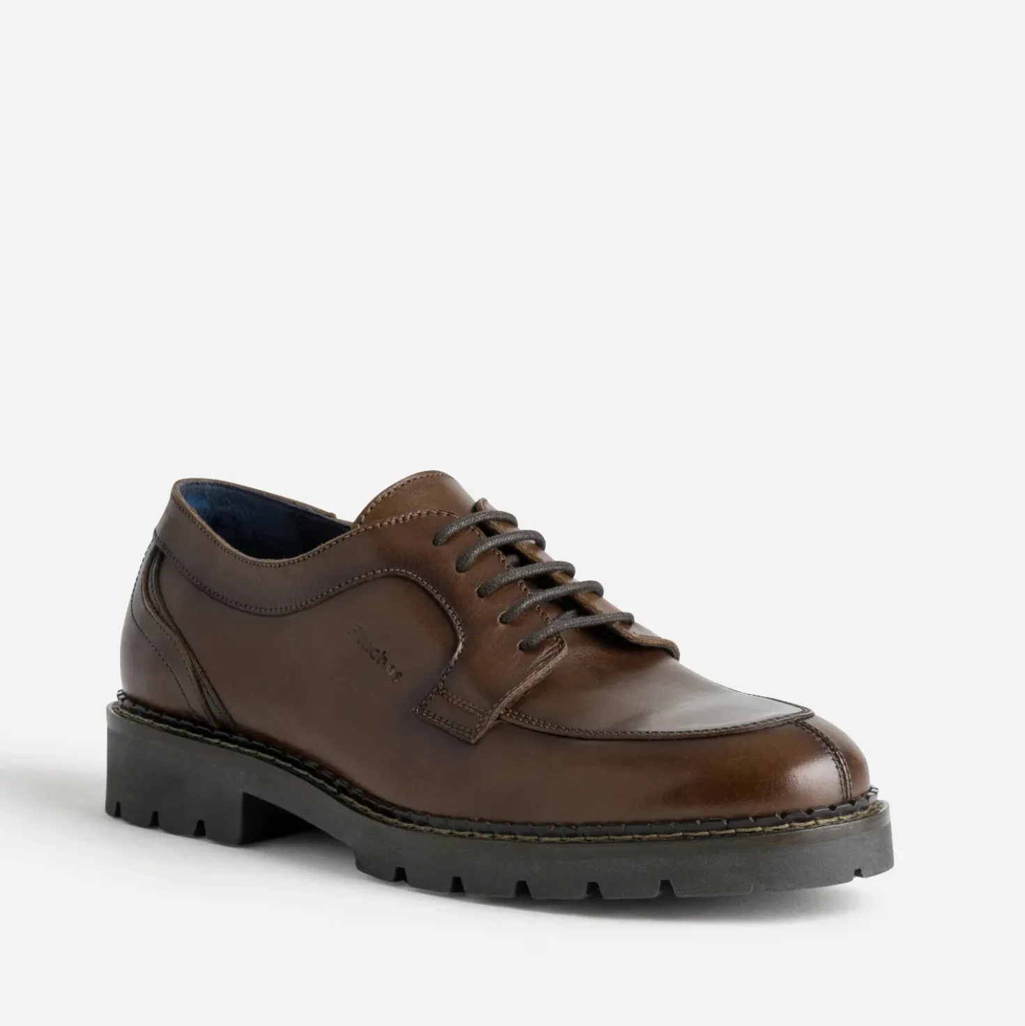 Derby FLUCHOS marron cuir