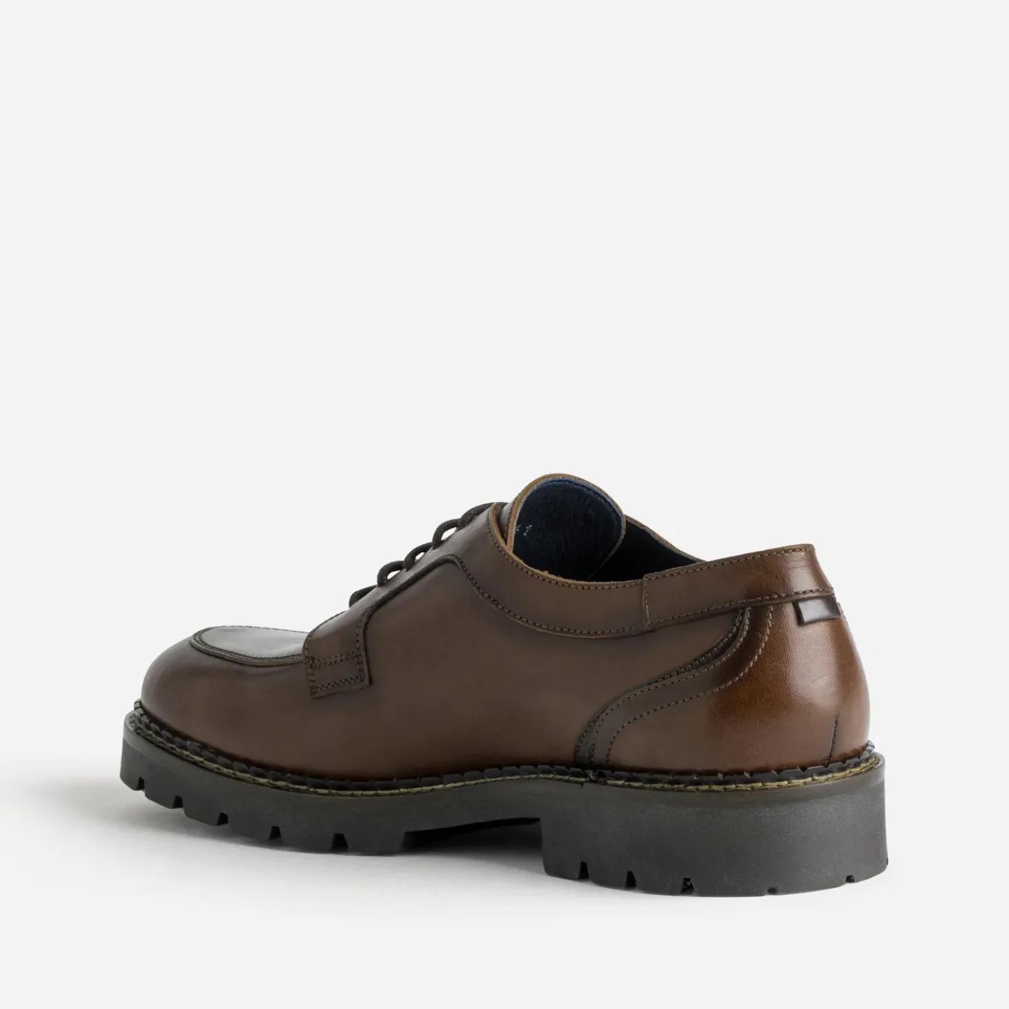 Derby FLUCHOS marron cuir