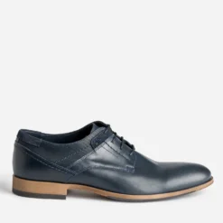 Derby marine cuir éco-conçu