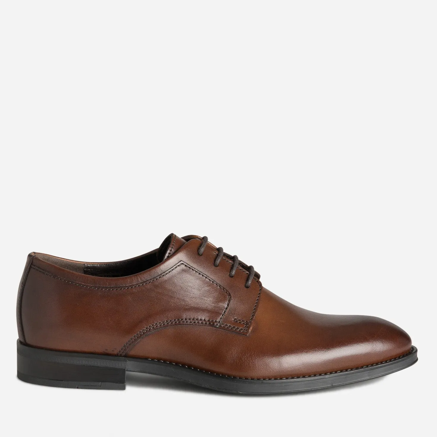 Derby marron cuir