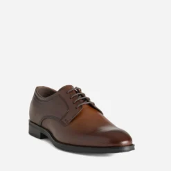 Derby marron cuir