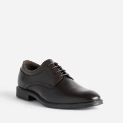 Derby marron cuir