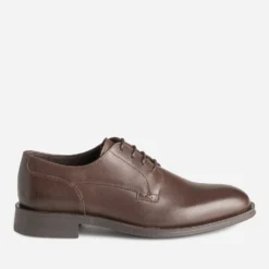 Derby marron cuir