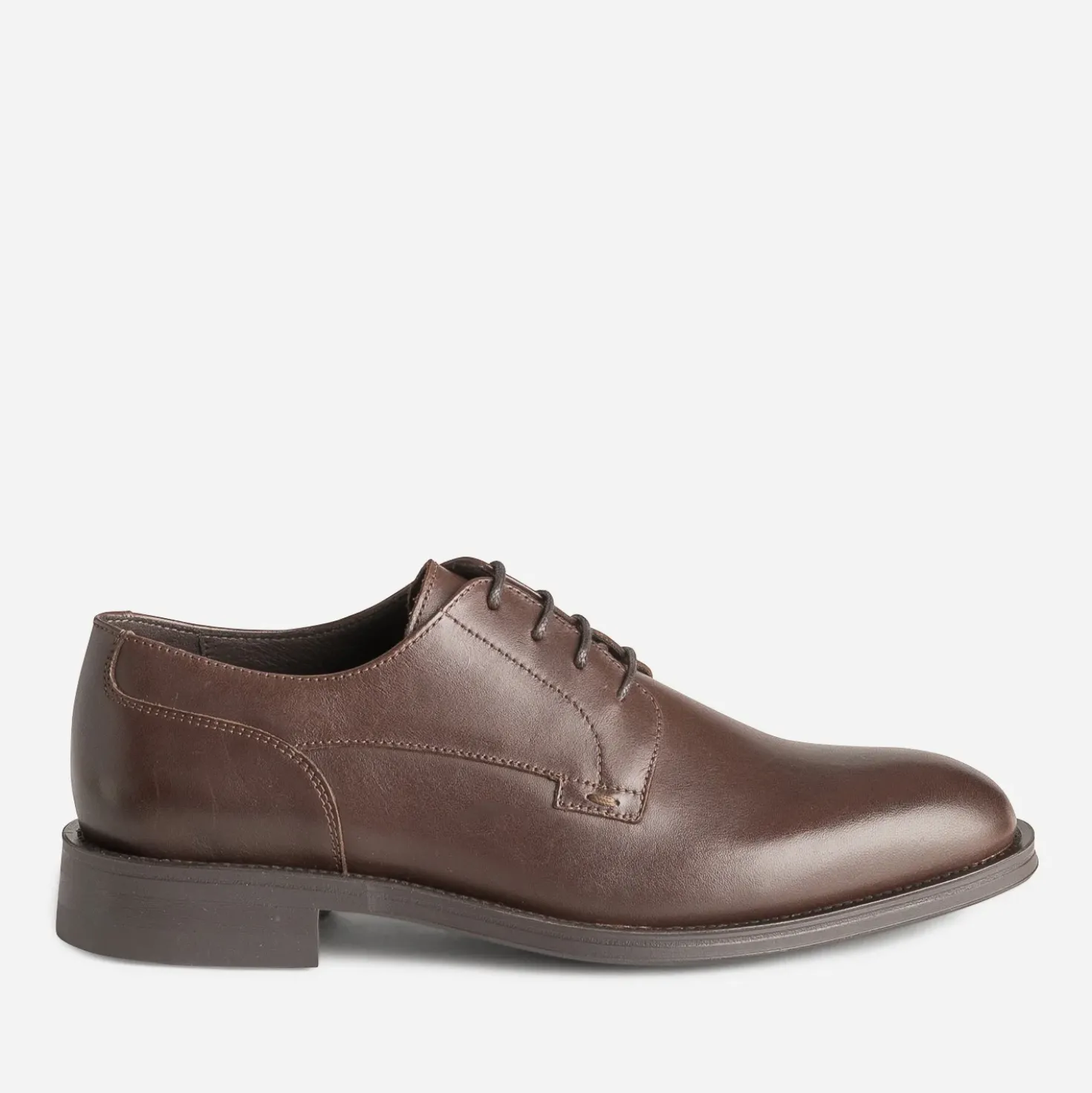 Derby marron cuir