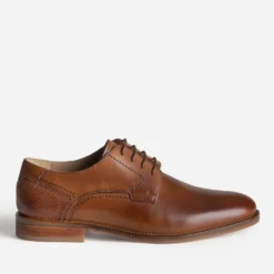 Derby marron cuir