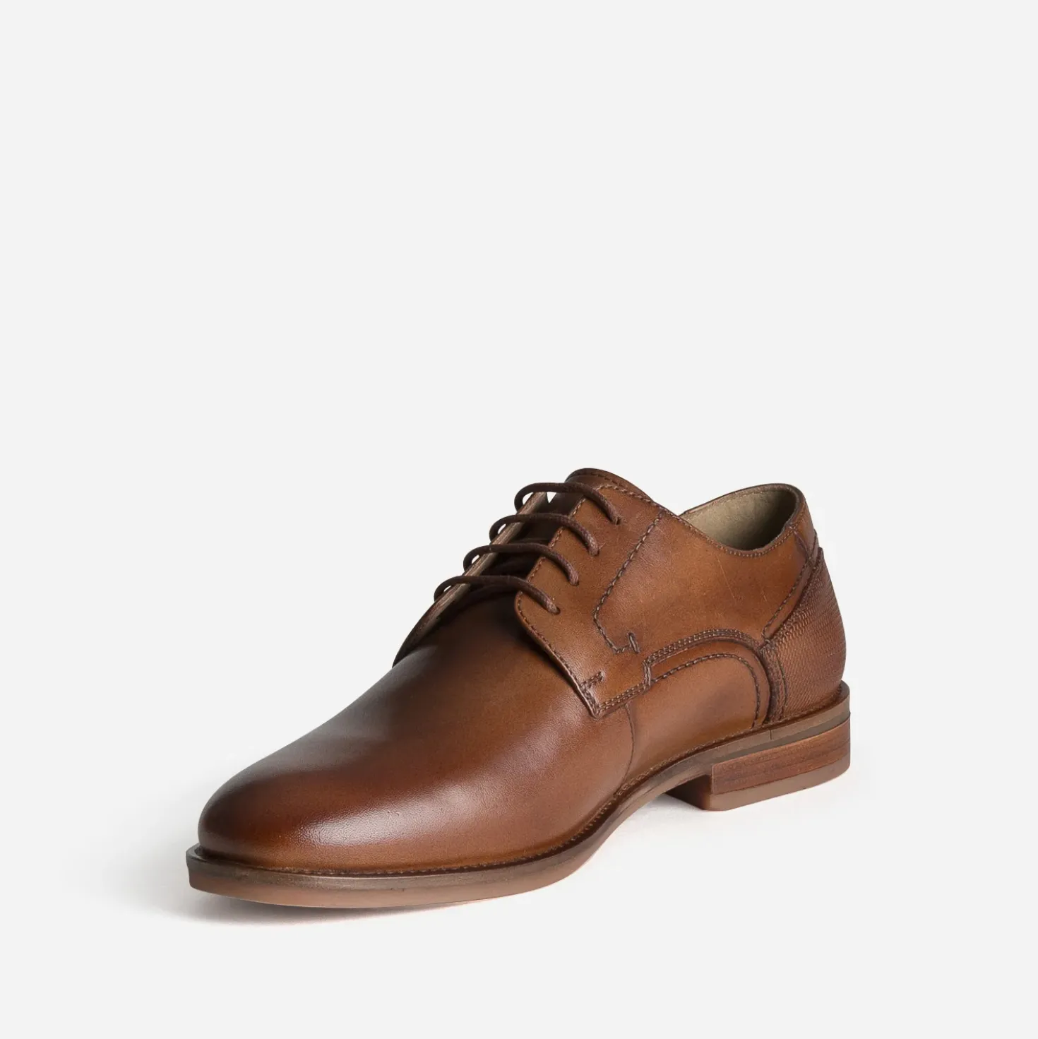 Derby marron cuir