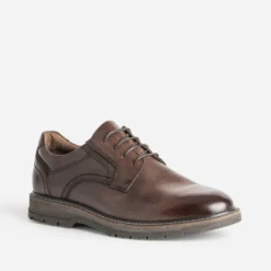 Derby marron cuir