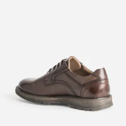 Derby marron cuir