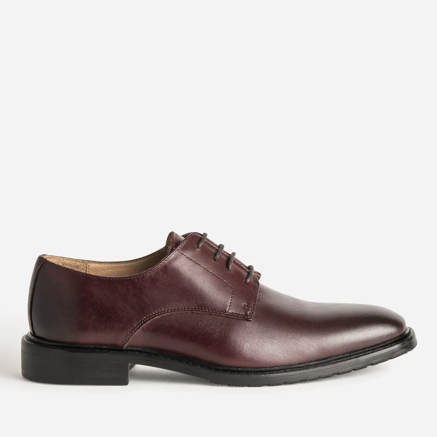 Derby marron cuir