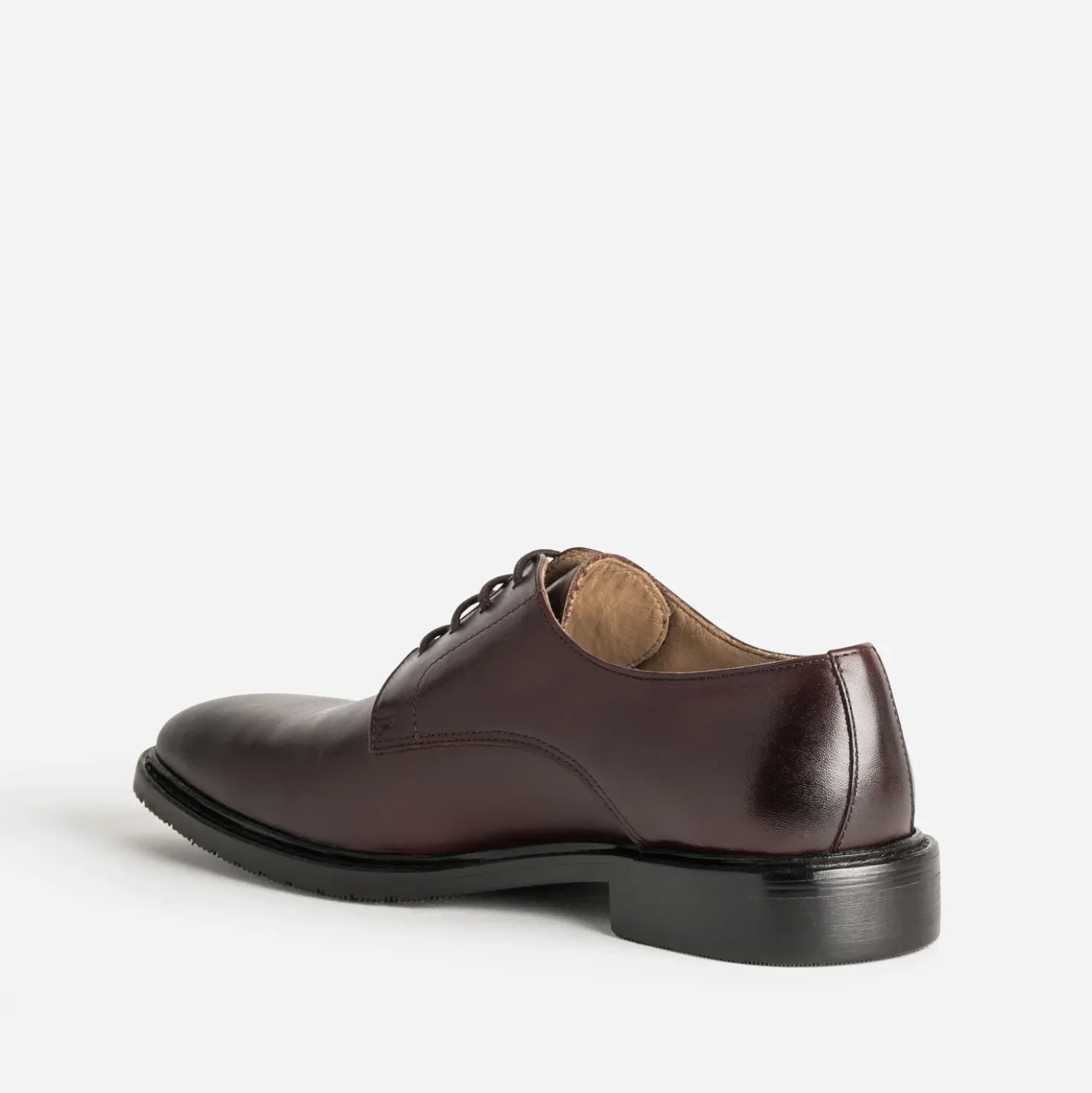 Derby marron cuir