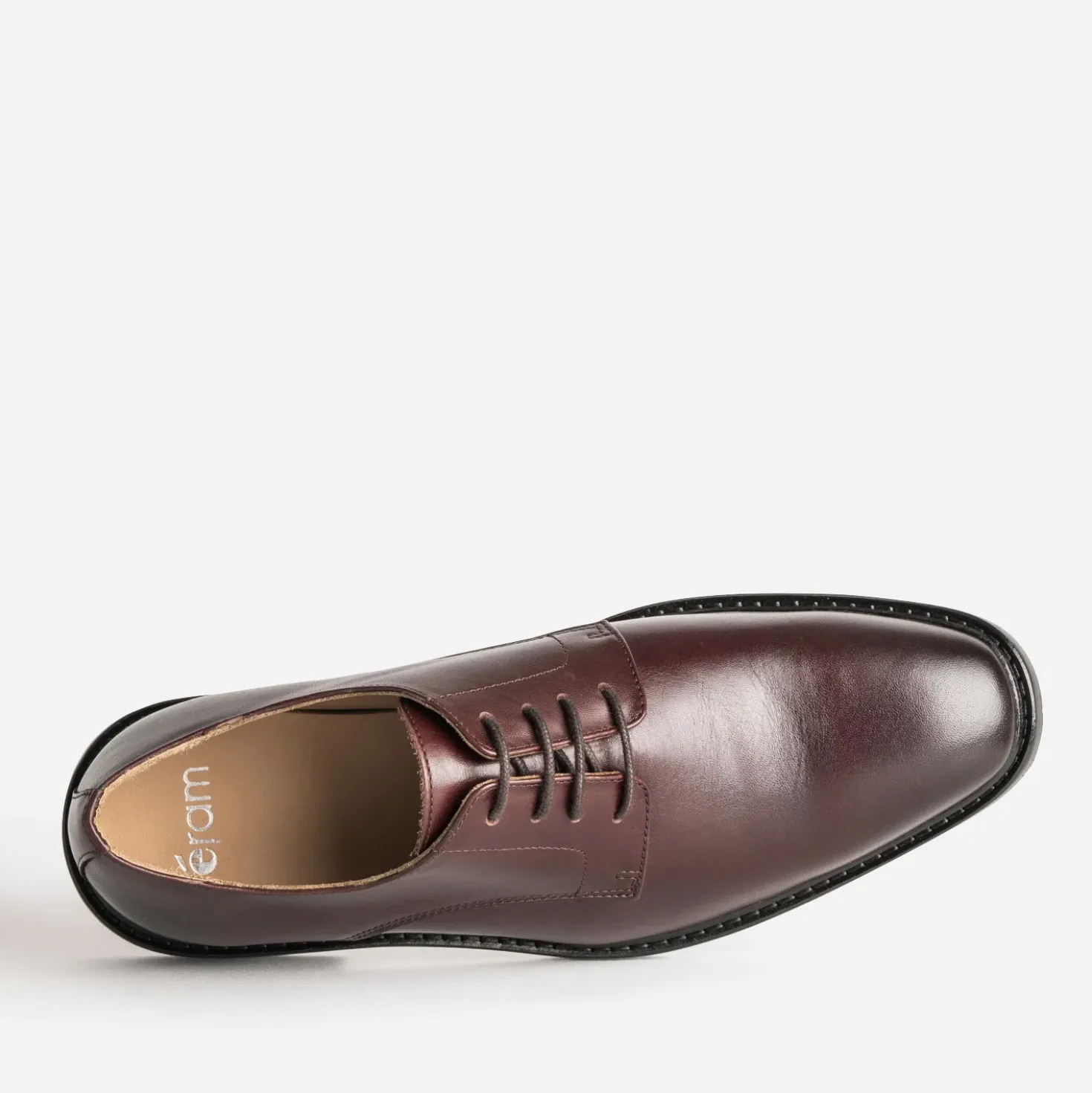Derby marron cuir