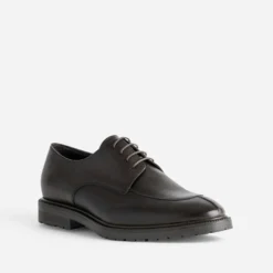 Derby marron cuir