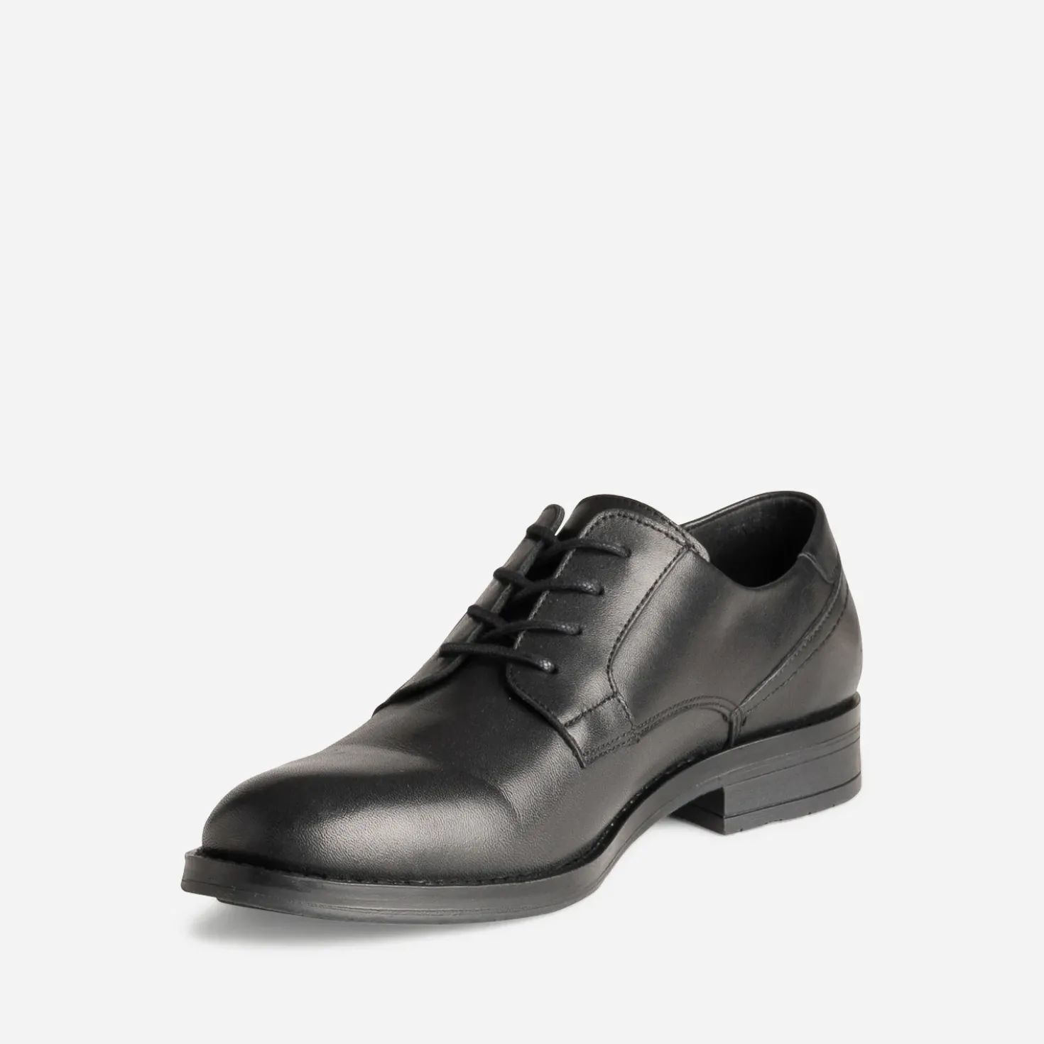 Derby noir cuir