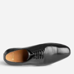 Derby noir cuir