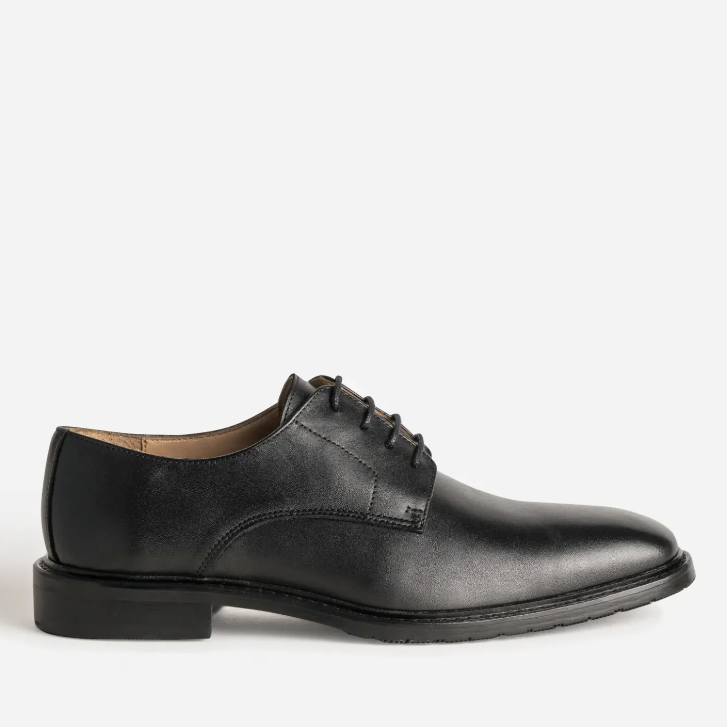 Derby noir cuir