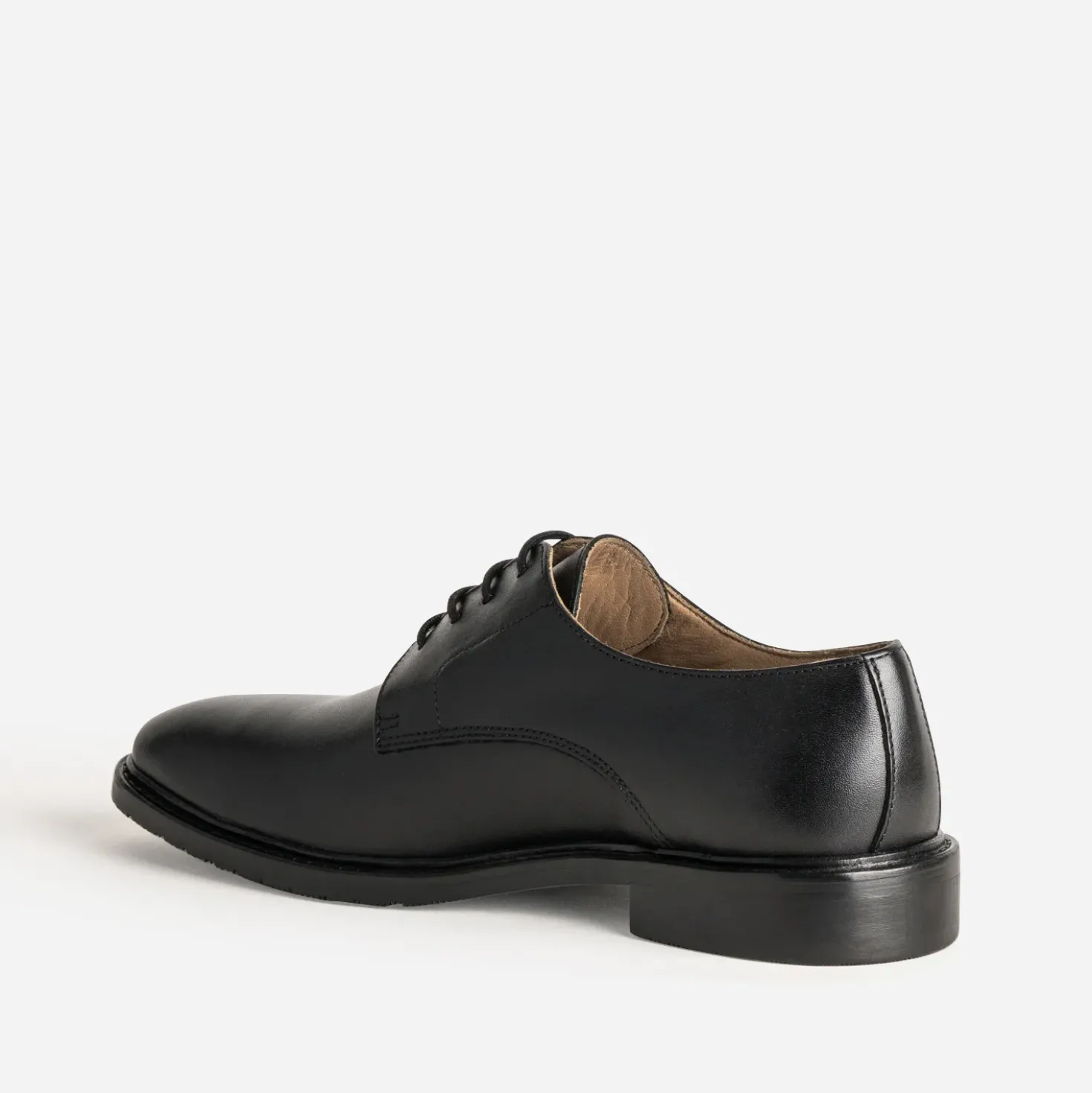 Derby noir cuir