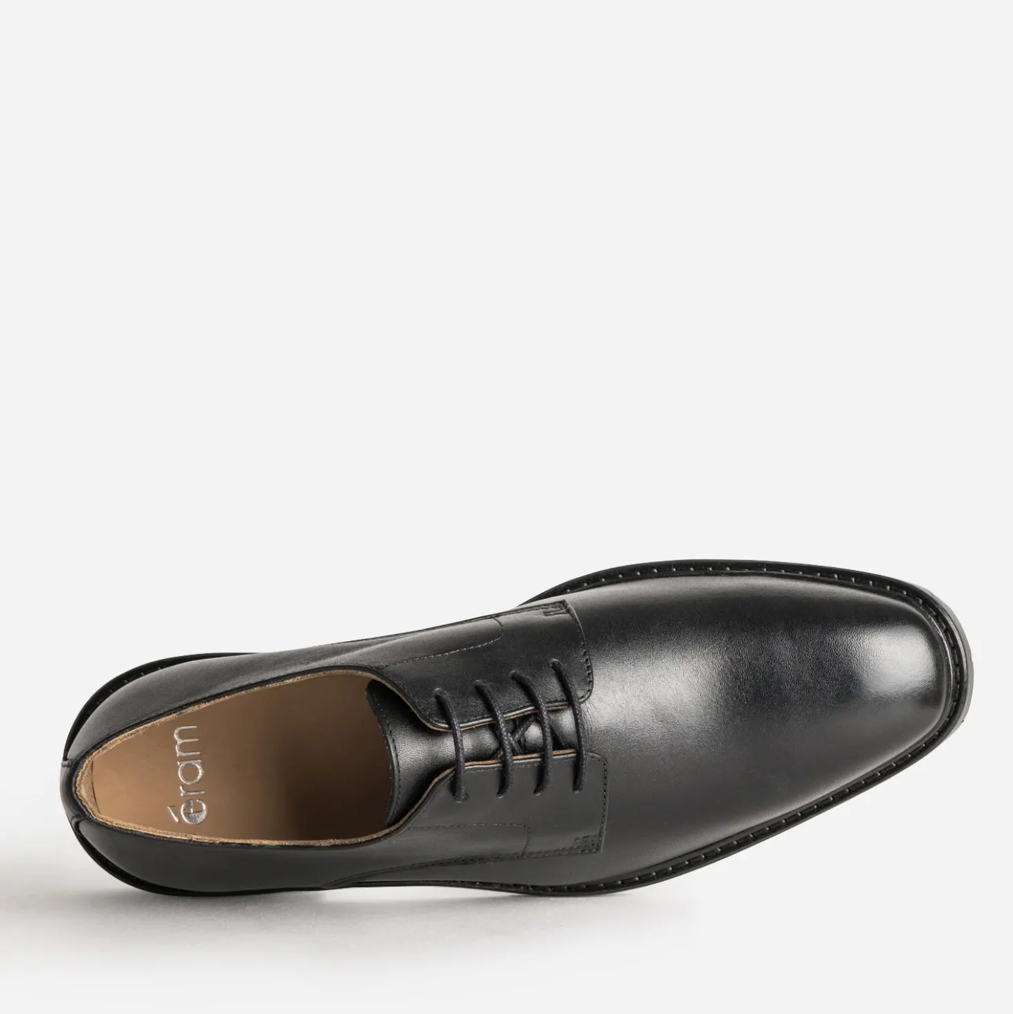 Derby noir cuir