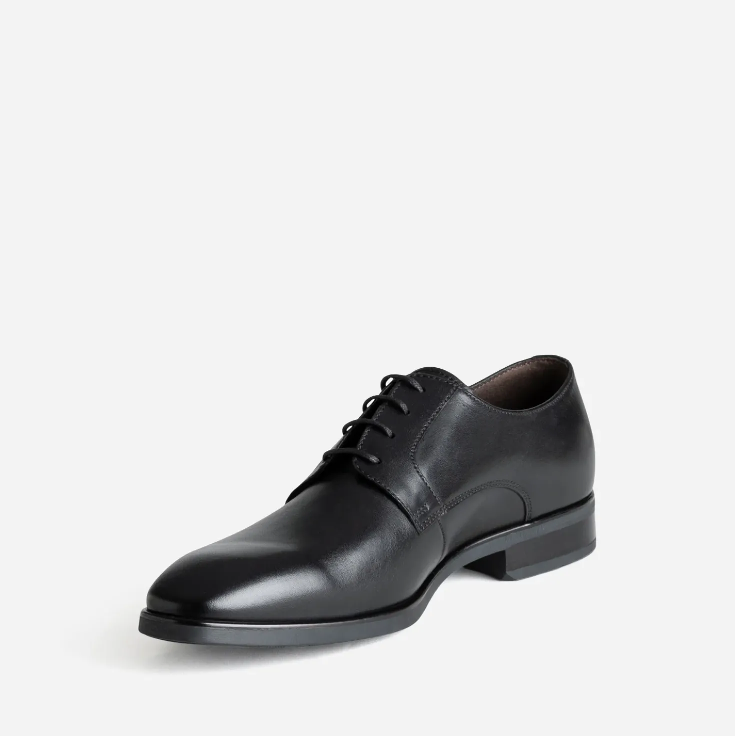 Derby noir cuir