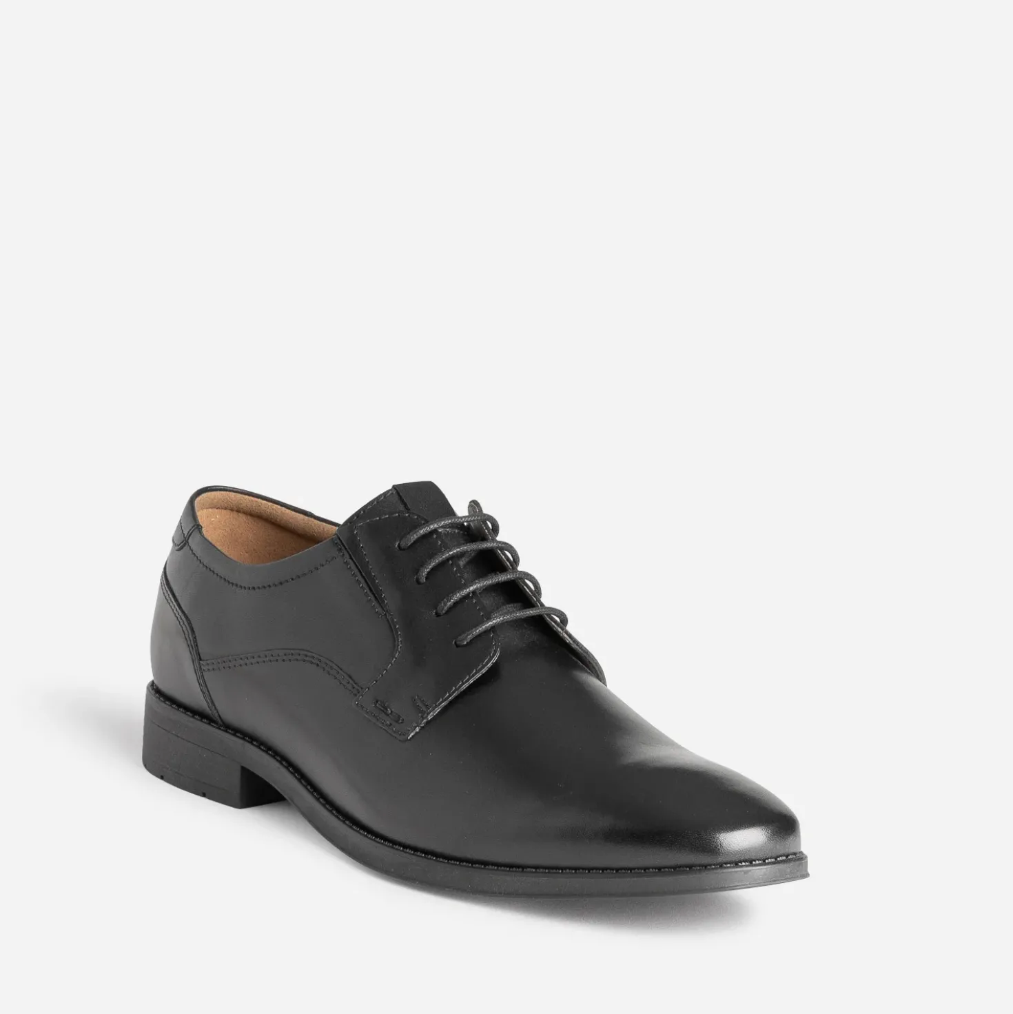 Derby noir cuir