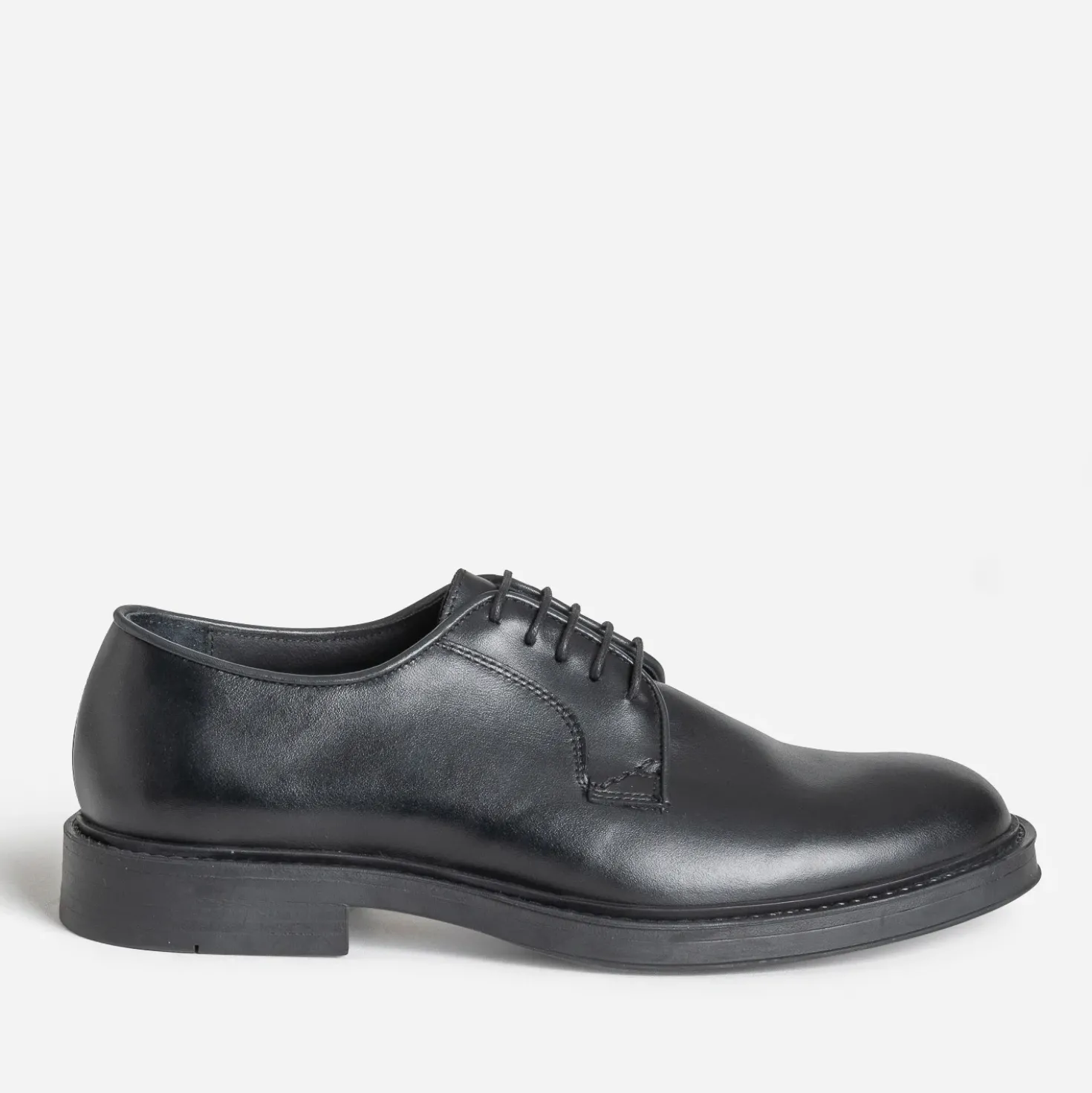 Derby noir cuir