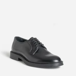 Derby noir cuir