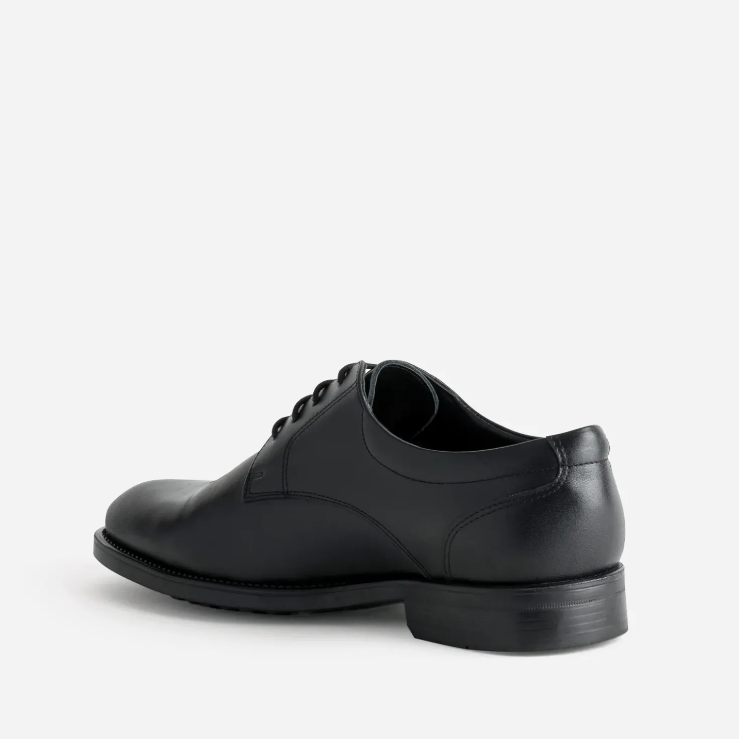 Derby noir cuir