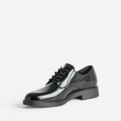 Derby noir cuir verni
