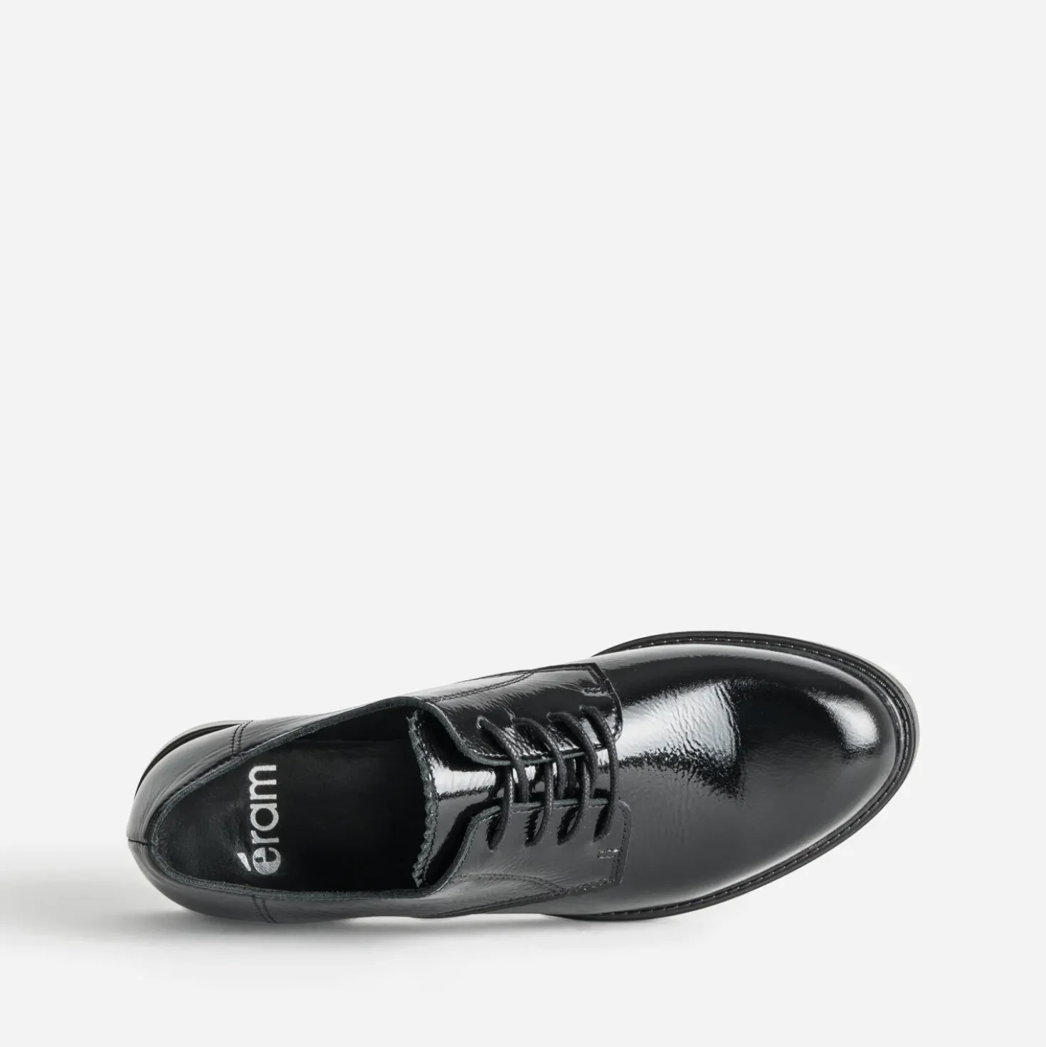 Derby noir cuir verni