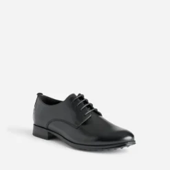 Derby noir en cuir