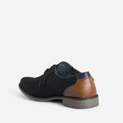 Derby noir en textile