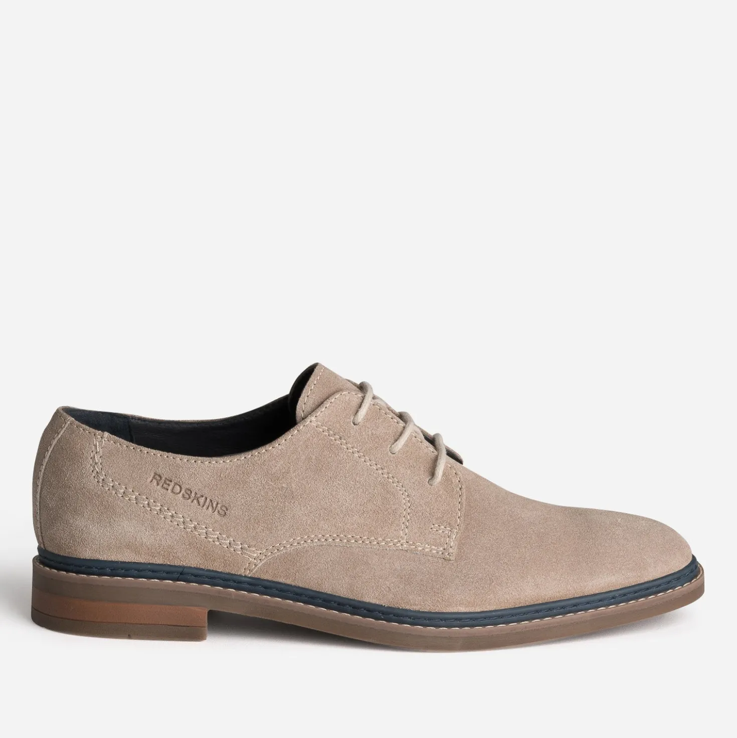 Derby REDSKINS taupe cuir velours
